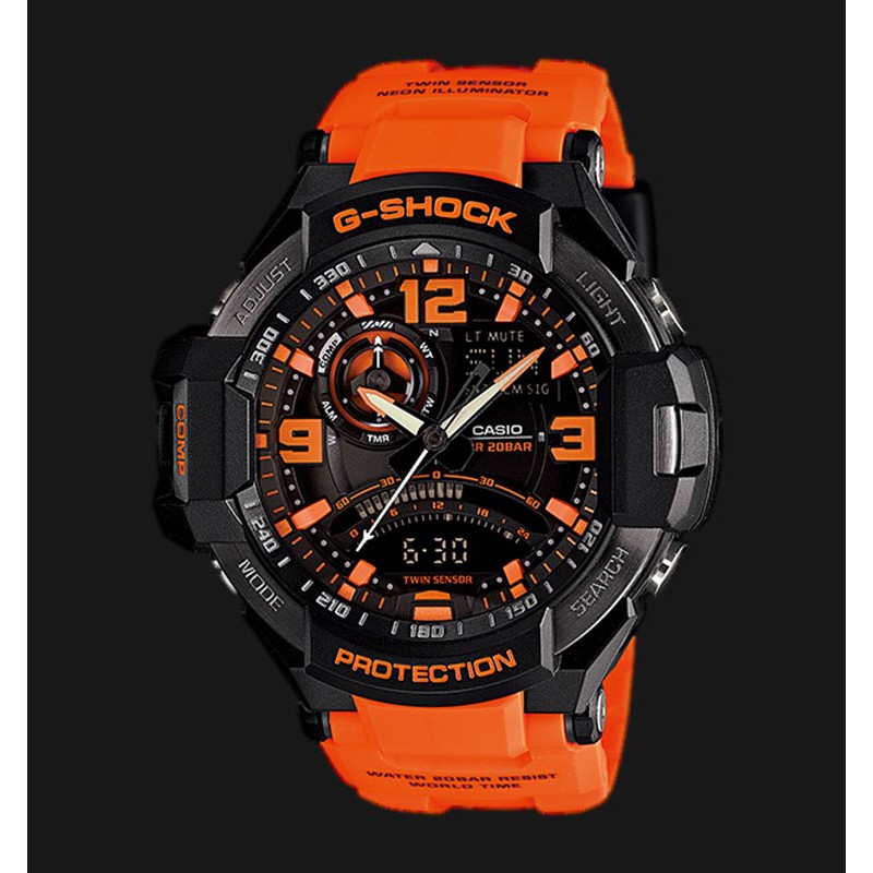 Casio G-Shock Gravitymaster GA-1000-4ADR G-Aviation Twin Sensor