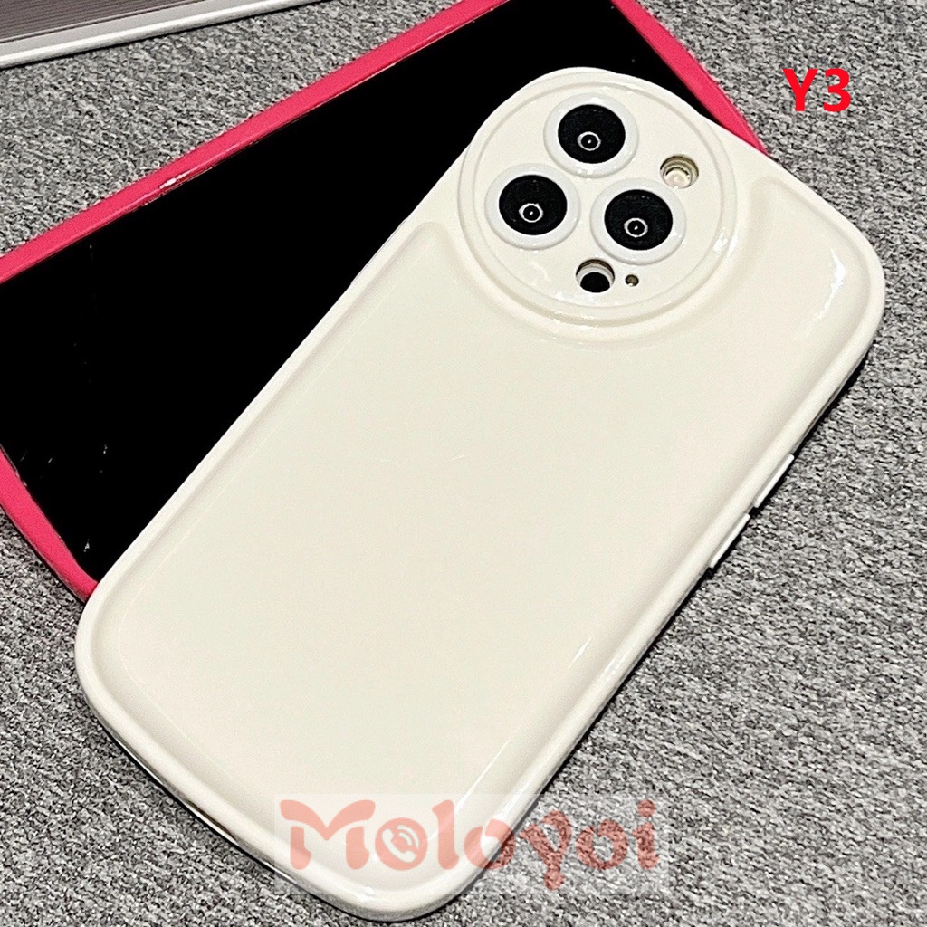 Soft Case Pelindung Lensa Warna Polos Untuk iPhone 12 11 13 Pro MAX 7 8 6 6S Plus XR SE 2020 X XS MAX