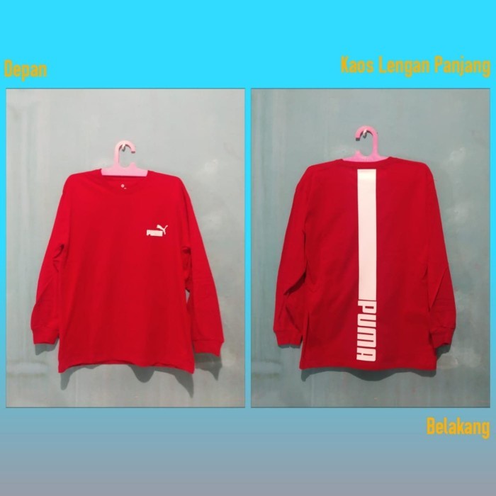 BIG SIZE 3XL 4XL...kaos lengan panjang/baju/t shirt keren PUMA 02