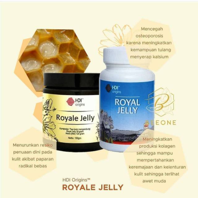 ROYAL JELLY 150 MG HDI 60 TABS