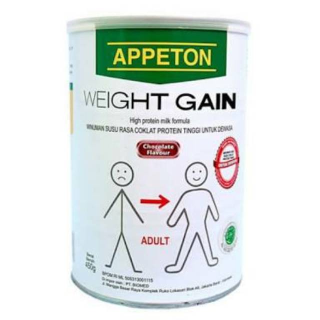 SUSU APPETON WG VANILA ADULT 450GR