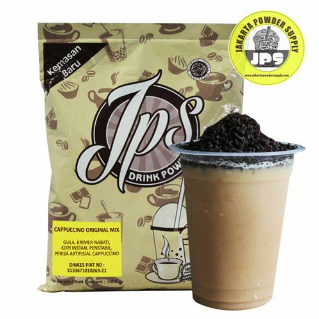 

1kilogram bubuk rasa Cappucino Original.. Dinkes PIRT No. 5133671010263-21