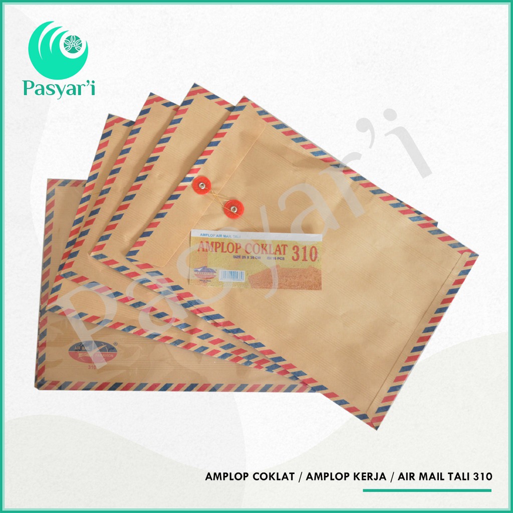 

Amplop Coklat Amplop kerja Air Mail Tali 310