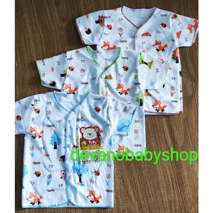 BAJU BAYI LENGAN PENDEK MERK TARA BERSTANDAR SNI | BAJU BAYI BERKUALITAS