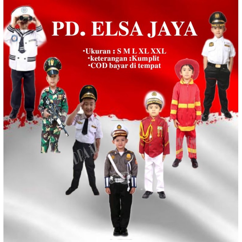 baju pocil polisi cilik polisi anak polisi tk pocil cowo pocil cewe