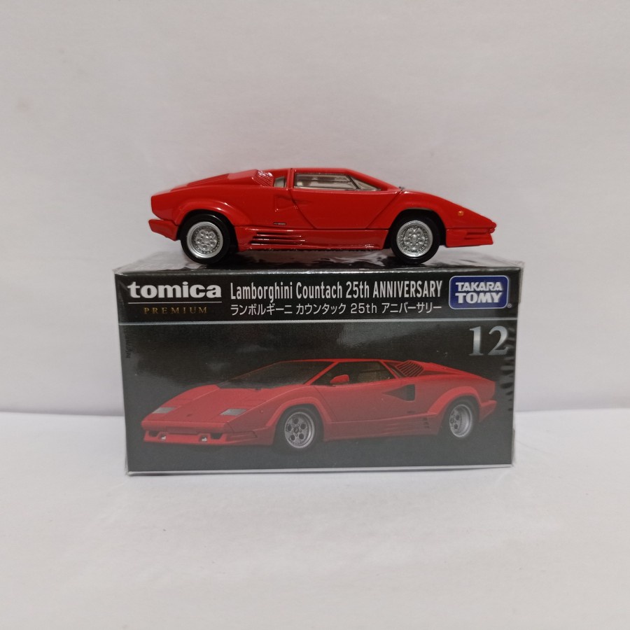 Tomica Premium 12 Lamborghini Countach diecast mobil sport Takara Tomy ori asli