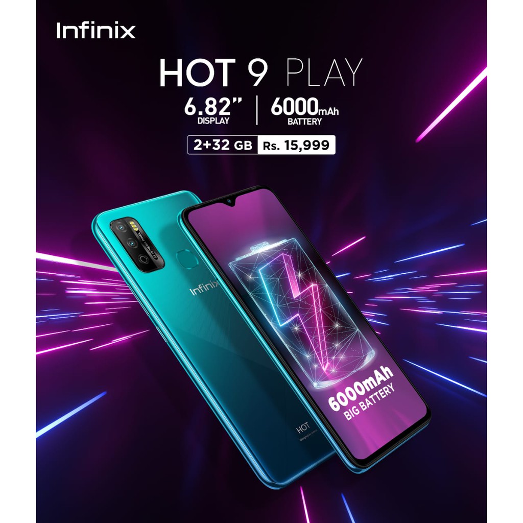 Infinix Hot 9 Play Ram 2/32GB GARANSI RESMI 1 TAHUN
