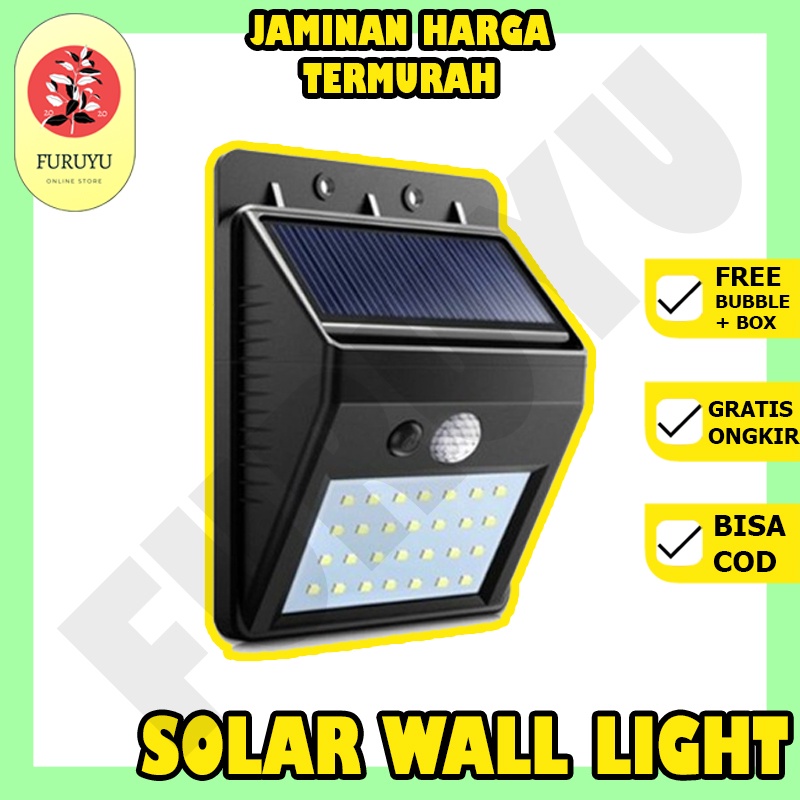 Lampu Taman Dinding Taman 30 LED Tenaga Surya Lampu Solar Cell Wlall Light New Malam Night Light Night