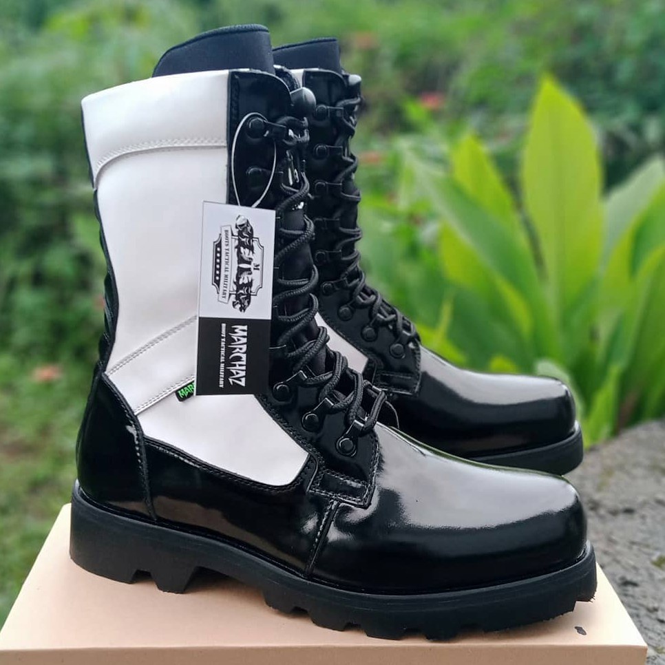 SEPATU PDL PROVOS TNI ASLI KULIT SAPI KILAP SEPATU PDL DINAS LAPANGAN PROVOS TNI POLRI SECURITY