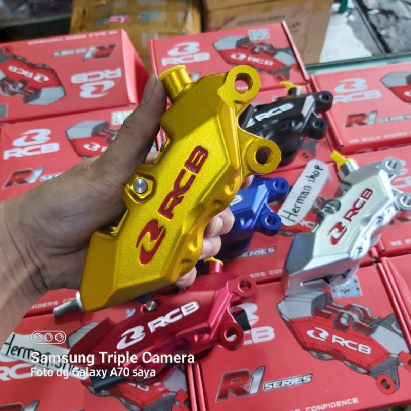 kaliper rcb 4piston / kaliper mono blok rcb / kaliper rcb monoblok / kaliper rcb 4p / kaliper rcb 4p