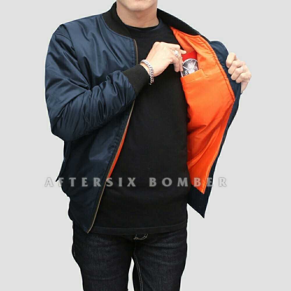 [TURUN HARGA] JAKET POLOS / JAKET PRIA BOMBER POLOS PILOT