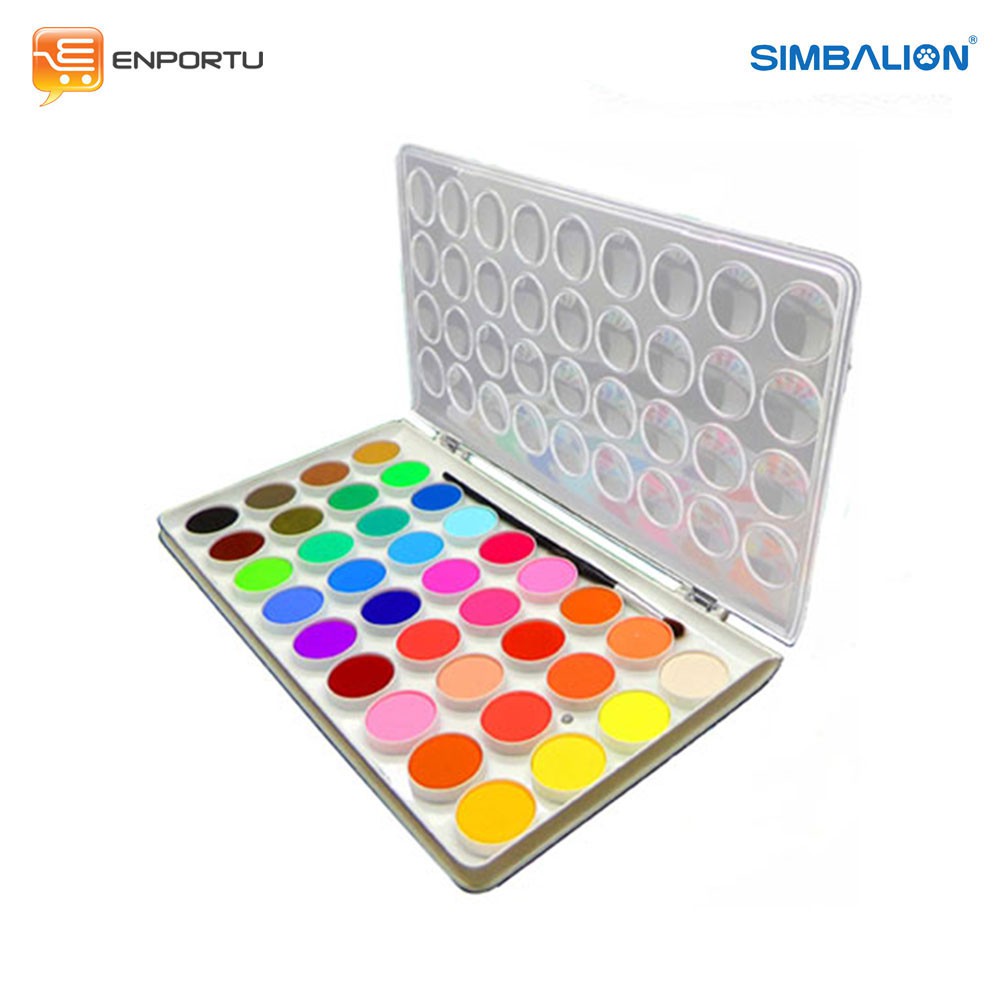 

TERLARIS !! Simbalion Water Color Cake 36 Colors - WCC 36