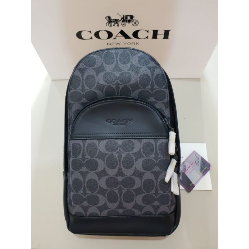Tas Selempang Pria Coach Authentic Shoulderbag Waistbag Sling bag | Tas Pinggang Original Murah