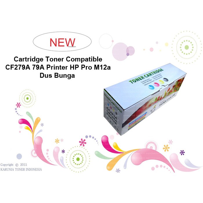 Compatible Cartridge Toner For Printer HP Laserjet CF279A 79A Pro M12a M12w M26a M26nw Dus Bunga New