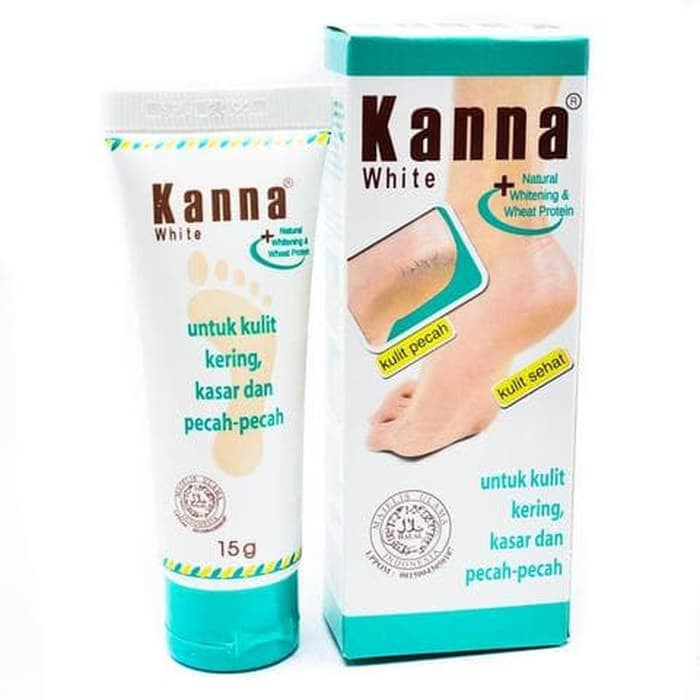 KANNA Krim White   Krim Kaki Pecah pecah ( Ekstra Whitening ) - 15gr/30gr