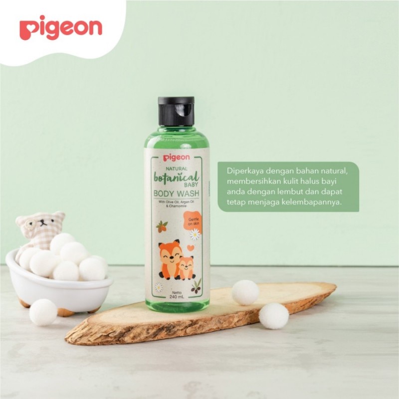 Pigeon Botanical Baby Body Wash Sabun Mandi Anak Bayi - 240 ml