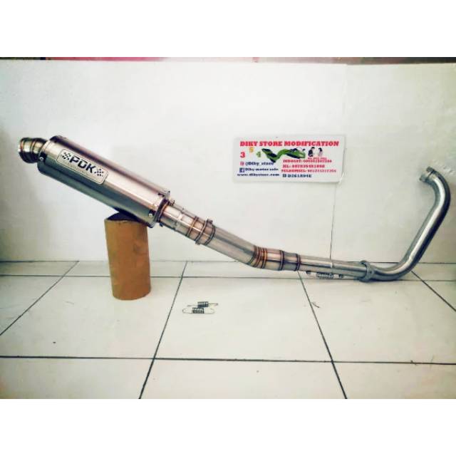 KNALPOT PDK JUPITER MX SATRIA FU. VIXION. BYSON. SCORPIO TIGER MEGAPRO KNALPOT PDK RACING MEGAPRO