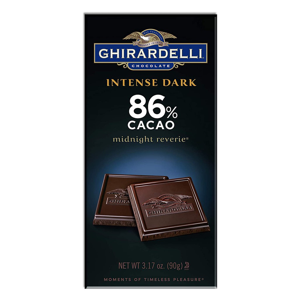 [Cokelat Import] Ghirardelli Intense Dark 86% Cacao Chocolate Squares/Dark Chocolate