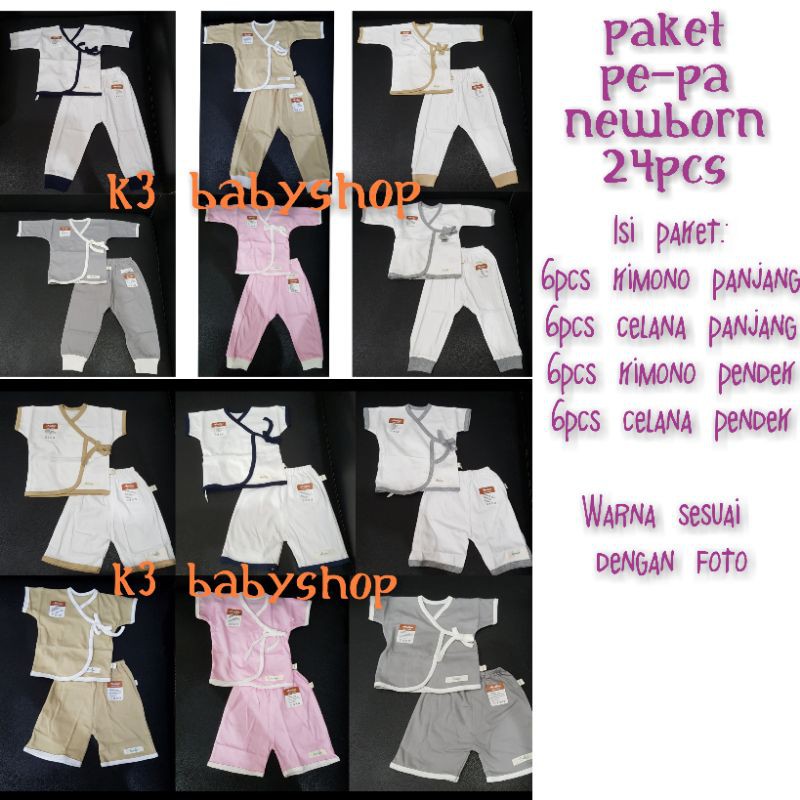 Paket Baju Bayi Newborn Aerilyn 0-3bln baju kimono bayi piyama anak newborn gift set kado lahiran