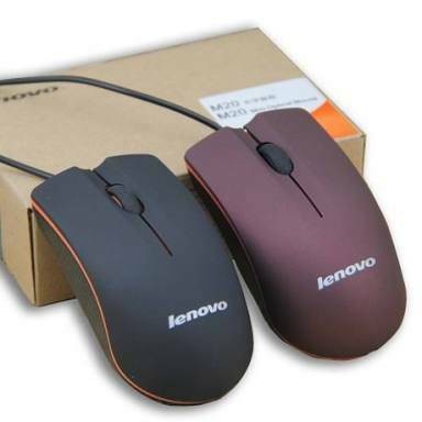 Mouse Lenovo M20 Optical USB mouse kabel lenovo m20