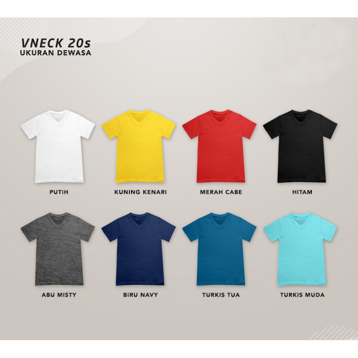 Kaos v neck / v neck / v neck wanita / v neck pria / v neck top / kaos v neck pria /  v neck crop