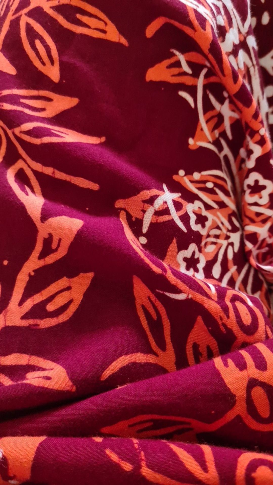 Batik Wanita Blouse Atasan  Batik S-m-l-xl-xxl-3l-4l-5l Model Terompet Lengan 7/8