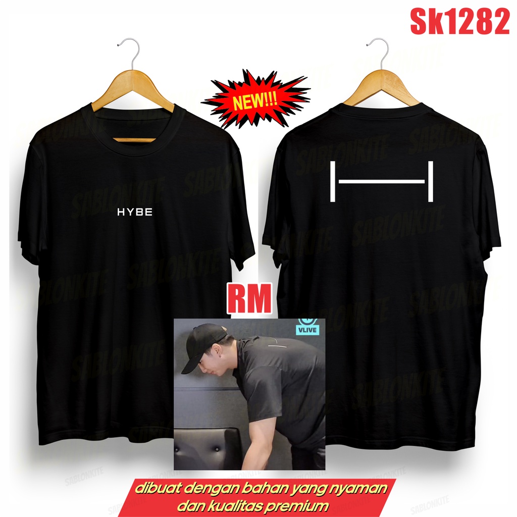 MURAH!!! KAOS KPOP HYBE RM NAMJOON DEPANG BELAKANG SK1282 UNISEX ADA KAOS ANAK