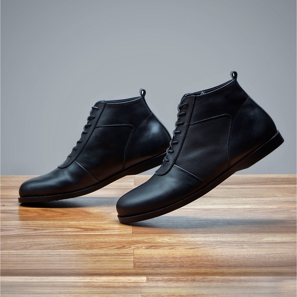 MAINTS BLACK |FORIND x Reyl| Sepatu Vintage Klasik Sporty Pria/Cowok/Men - Boots - Original Footwear