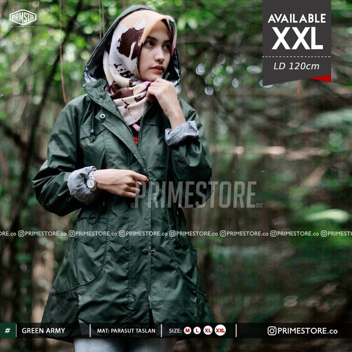 Promo Jaket Parka Taslan Jumbo Wanita / Parka Taslan / Parka Jumbo Limited