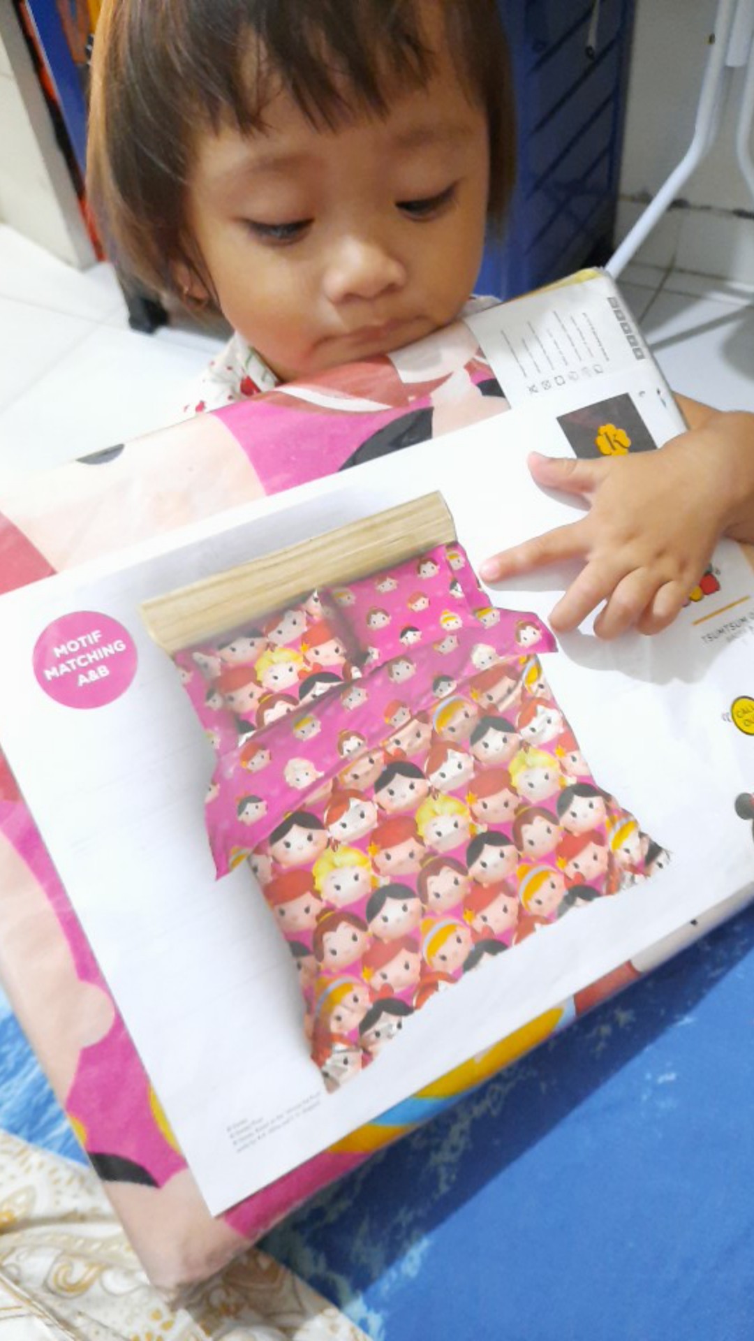 Sprei Kendra 160x200 Ts- Queen Size 160 - Wajah Lucu Ts Anak - Sp