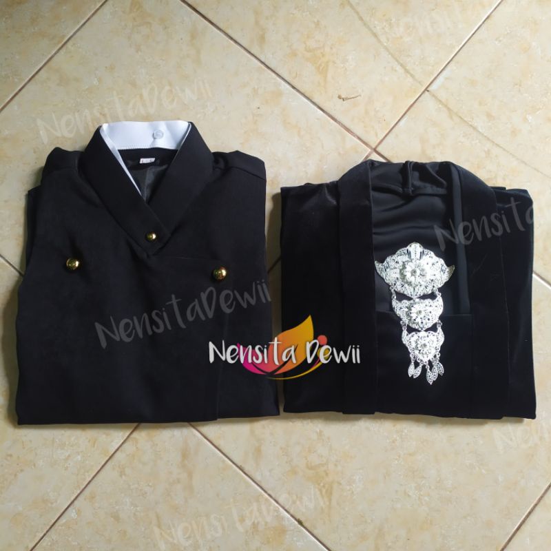 Baju Couple / Baju Prewed Adat Jawa - Solo, Motif Sidomukti