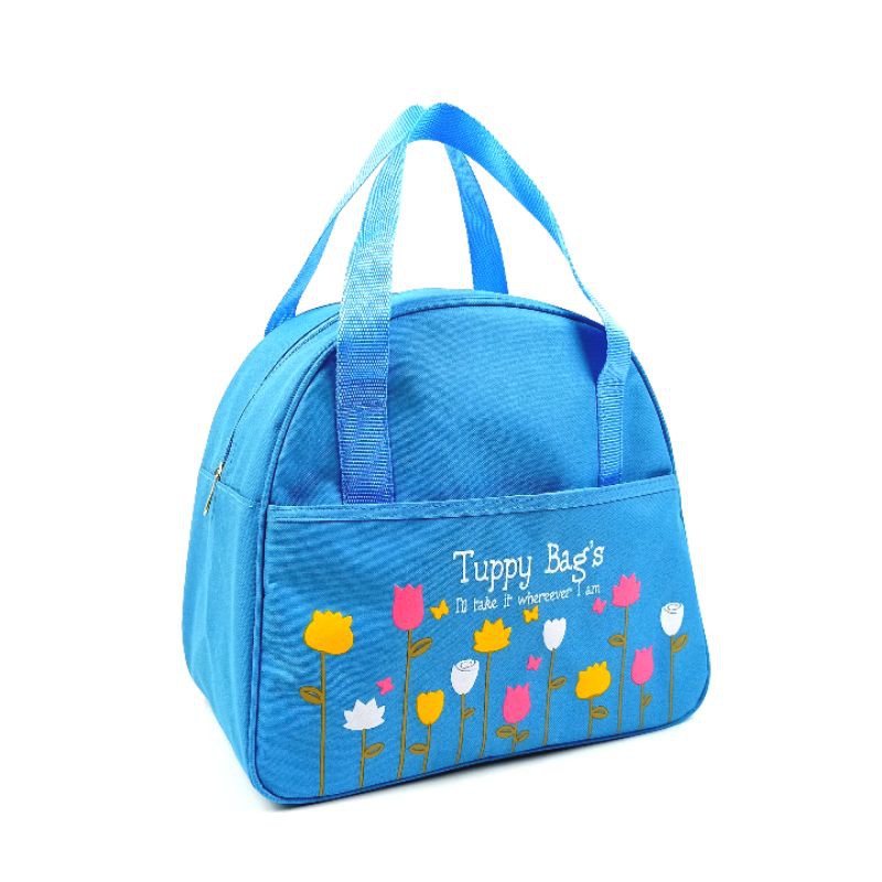 TAS POP FLOWER / TAS BEKAL MAKAN / LUNCH BAG / HAND BAG /  TAS JINJING / TAS TRAVEL / TAS SEKOLAH