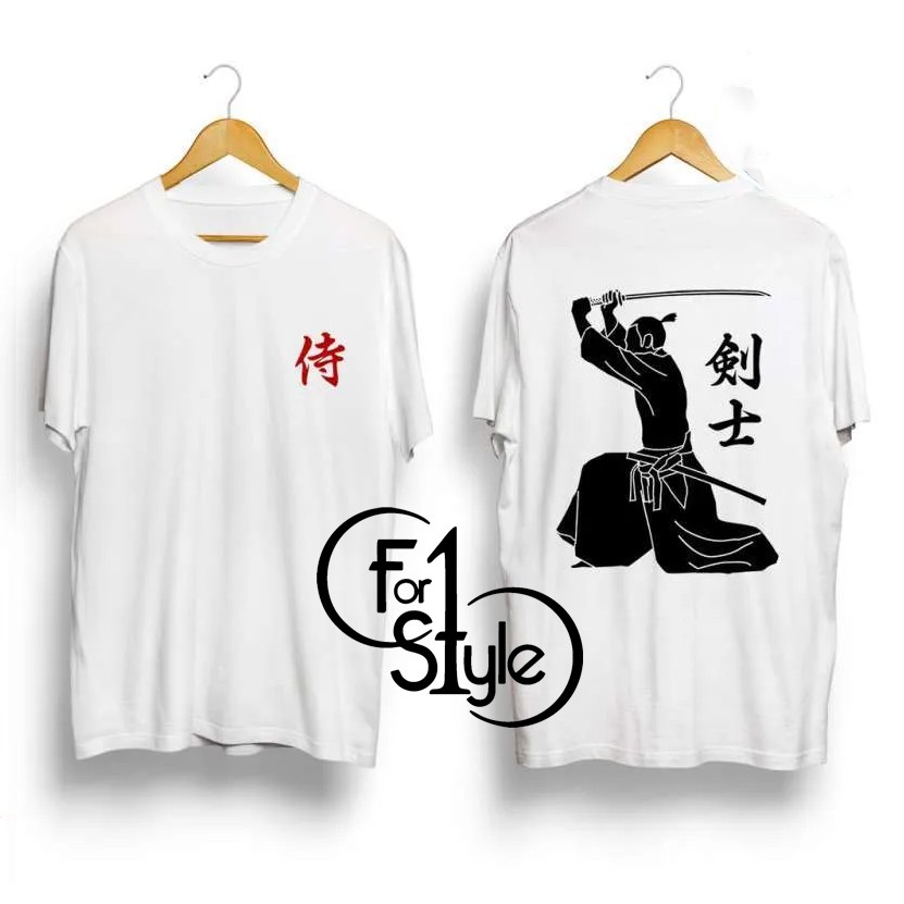 Kaos KENSHI SAMURAI ERA BUSHI KATANA JAPANESE CULTURE SHIRT AHLI PEDANG