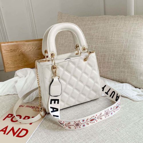 GI 8910 RISCE TAS HAND BAG TALI MOTIF IMPORT WANITA CEWEK PEREMPUAN JAKARTA BATAM JT