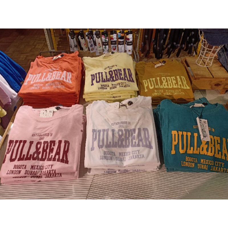 KAOS PULL&BEAR CEWEK