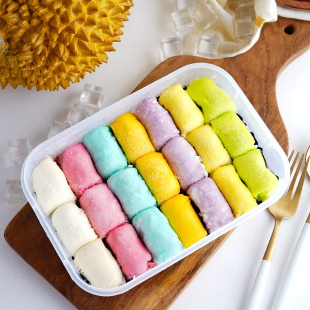 Pancake Durian Isi 21 Cream Duren Asli Durian Medan Pancake Duren With Cream Shopee Indonesia