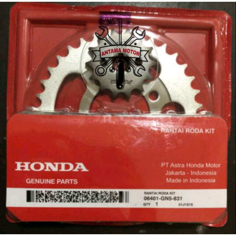 Gearset Paket Rantai Gir Honda Grand Astrea Grand Legenda GN5