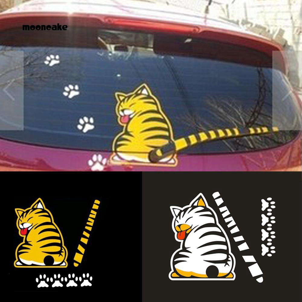 Stiker Kartun Kucing Lucu
