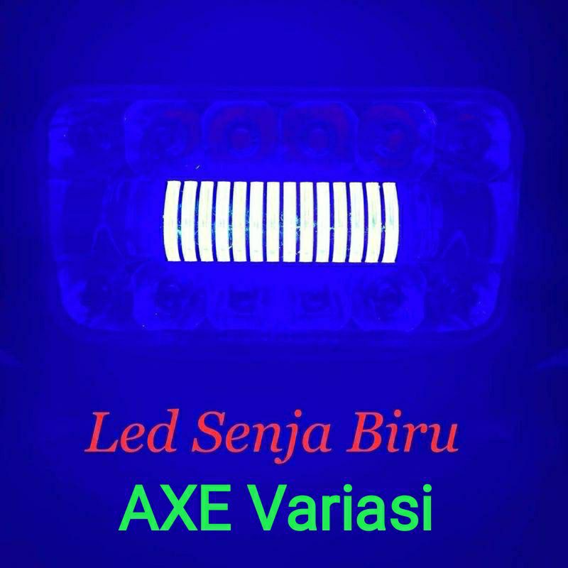 Lampu tembak sorot daymaker sisik 12 led 30 watt+ senja biru