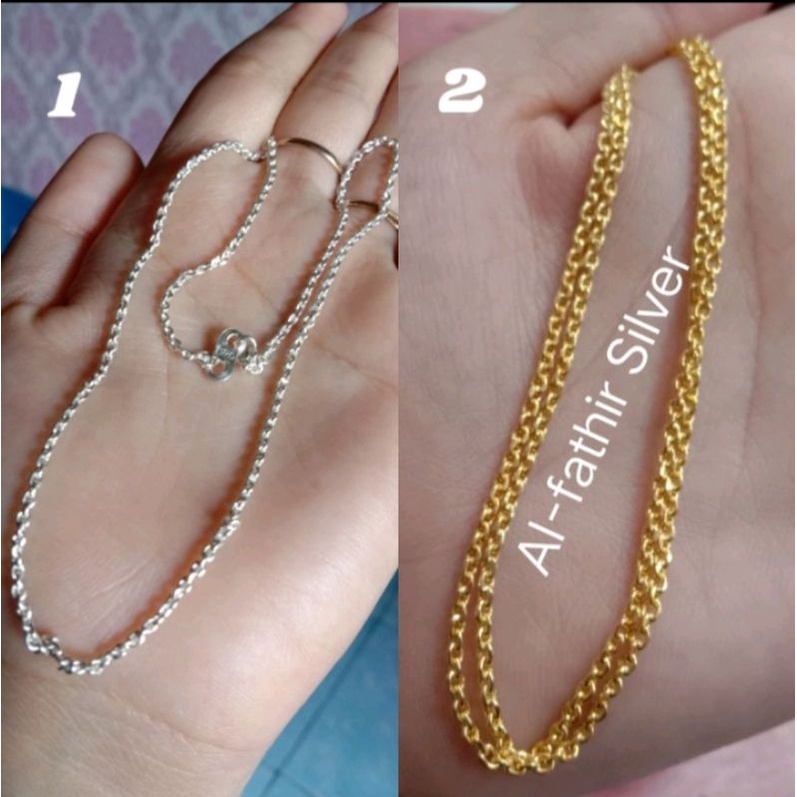 kalung rantai Medan perak murni 99
