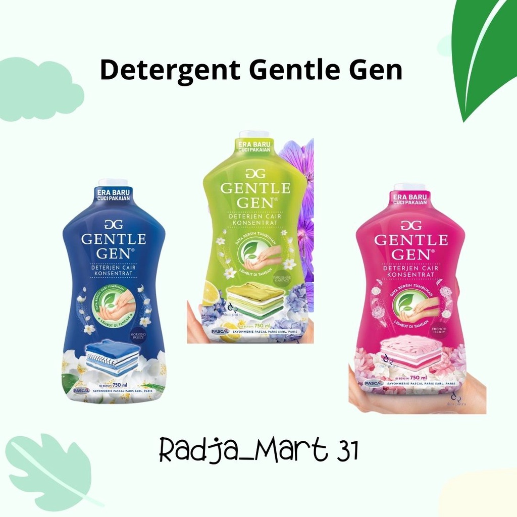 Detergent Cair Gentle Gen /Gentle Gen Parisienne Garden/Gentle Gen French Peony