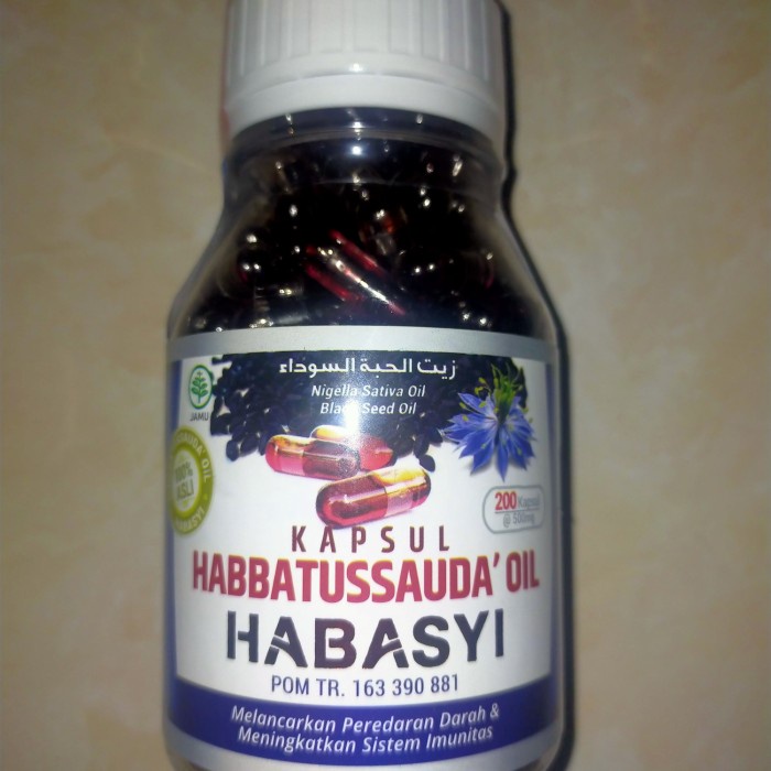 RAMBUT-VITAMIN-SUPLEMEN- HABATUSAUDA OIL 210 KAPSUL -SUPLEMEN-VITAMIN-RAMBUT.