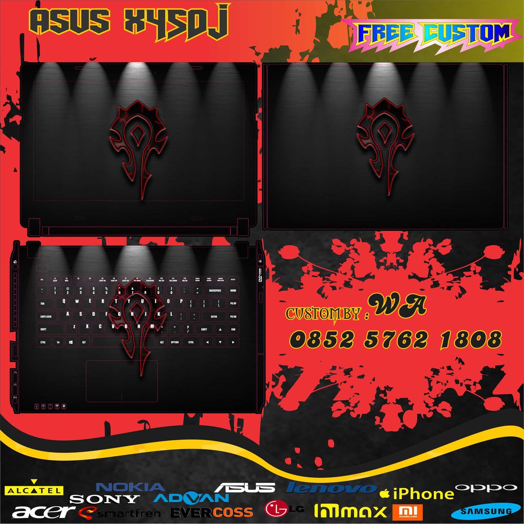 GARSKIN LAPTOP asus x450J FULL BODY 1