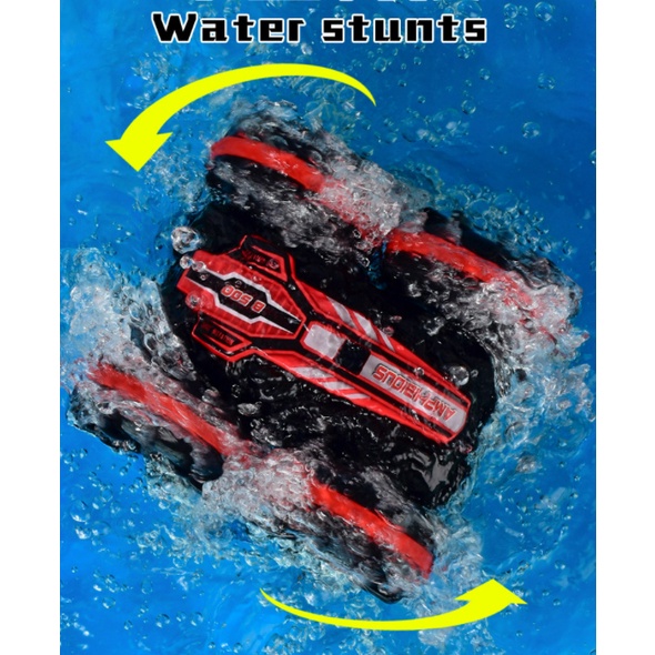 Stunt Car Amphibious 2in1 Mainan Anak Mobil RC Remote Control bisa main di air dan di darat amphibi