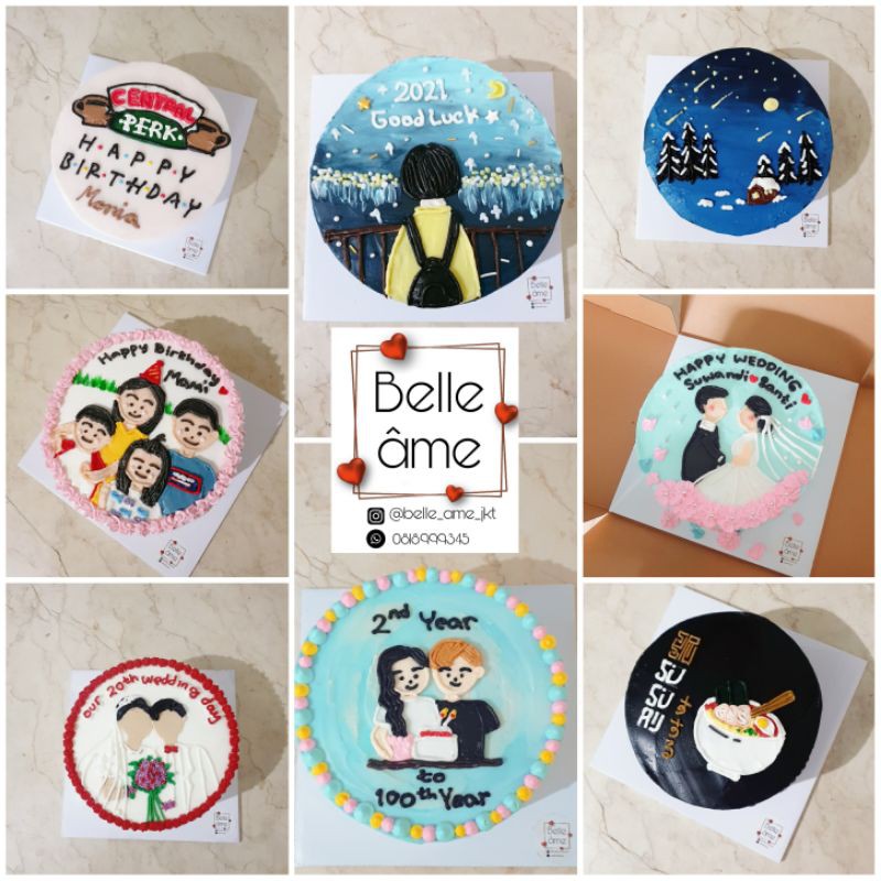 

Belle âme Korean Cake (By custom)