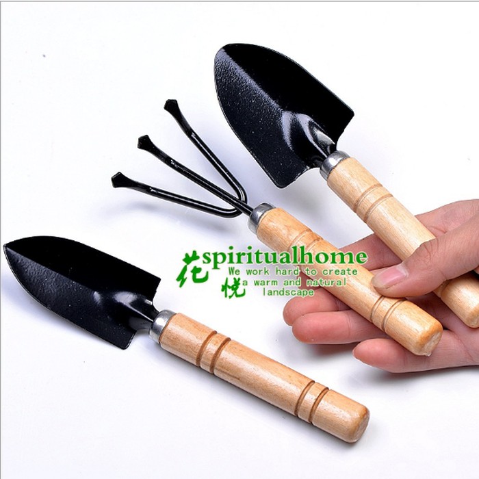 Alat berkebun mini set 3pcs garden tools sekop taman kebun tanaman