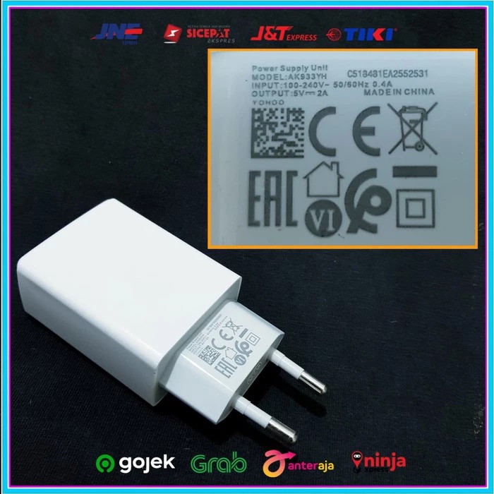 Charger Realme U1 C1 C2 C3 Realme 2 2 Pro ORIGINAL 100% 5V 2A