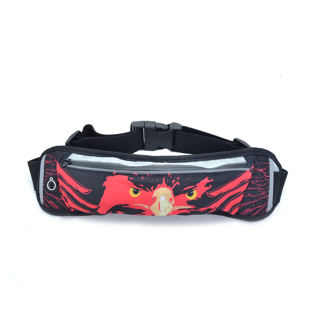 Tas Lari Ikat Pinggang Water Proof 1 Kantung / Go Belt / Running Belt SPORT Import 1008