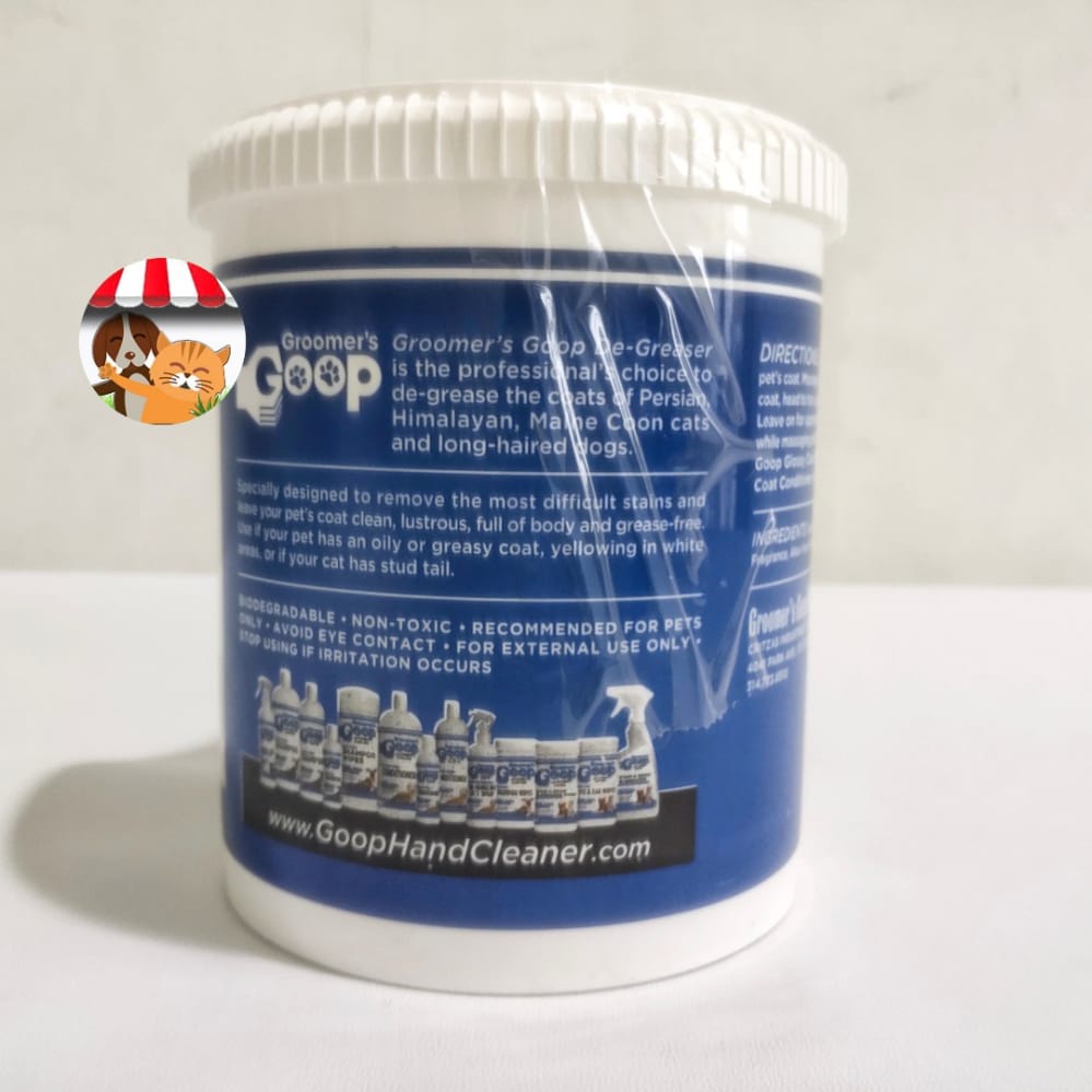 Groomers Goop Cleans Oily Coats 794ml Dog Cat - Pembersih Bulu 28oz