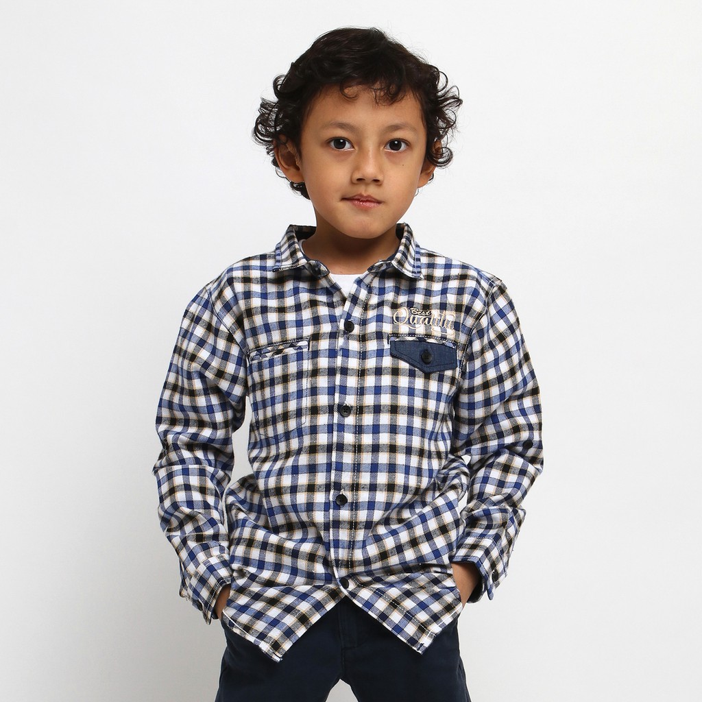 

ALTON Kids Domino Blue and Red FLannel